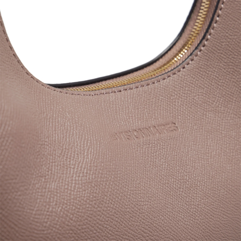LES VISIONNAIRES Schultertasche Claire Structure Taupe Brown(Image 4)