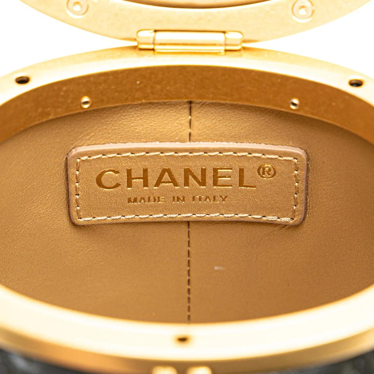 Thumbnail - Chanel Hobo Bags - 2021-2024 Mini Lambskin Crown Box Bag - Gr. unisize - in Schwarz - für Damen