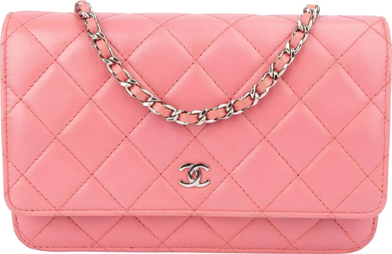 Chanel Crossbody Bags - Chanel Quilted Lambskin CC Wallet On Chain Crossbo - Gr. unisize - in Rot - für Damen