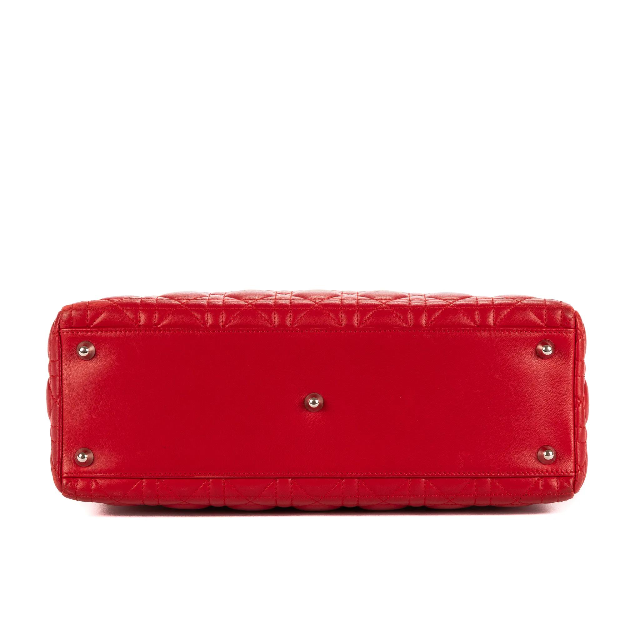 Thumbnail - Christian Dior Crossbody Bags - Lady Dior Large - Gr. unisize - in Rot - für Damen