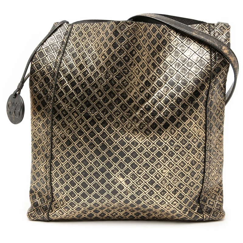 Bottega Veneta Schultertasche Leather Intrecciomirage Crossbody gold