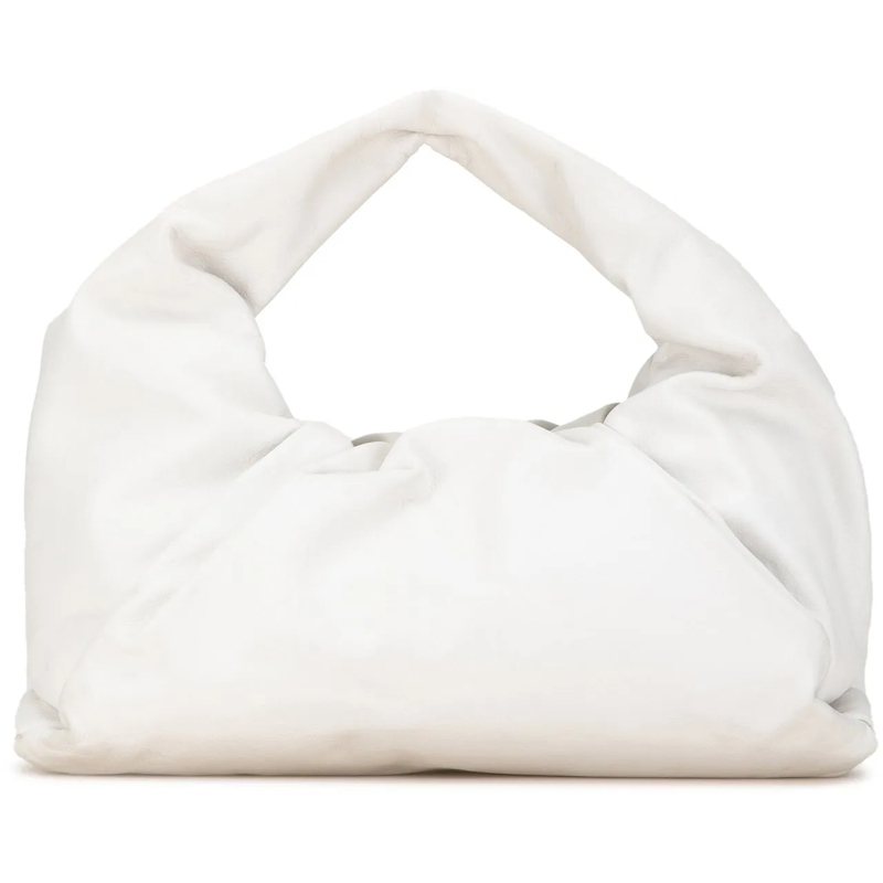 Bottega Veneta Schultertasche Lambskin The Shoulder Pouch weiß