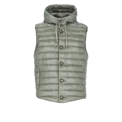 Herno Donzen jassen Green Padded And Quilted Vest Green