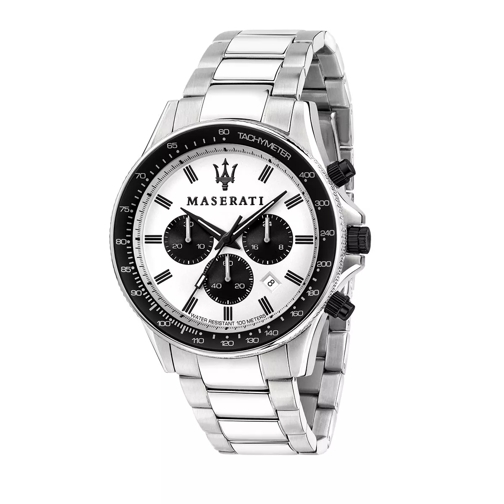 Maserati Watch Sfida 44mm Silver Cronografo
