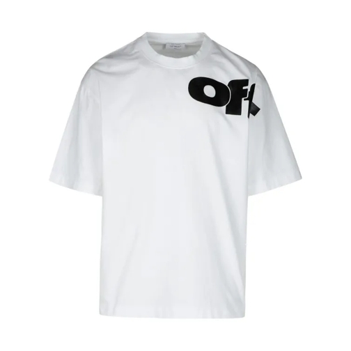 Off-White Shared' White Cotton T-Shirt White 