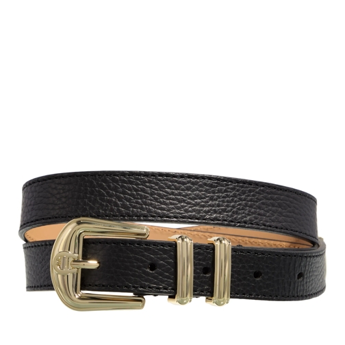 AIGNER Cybill Black Leather Belt