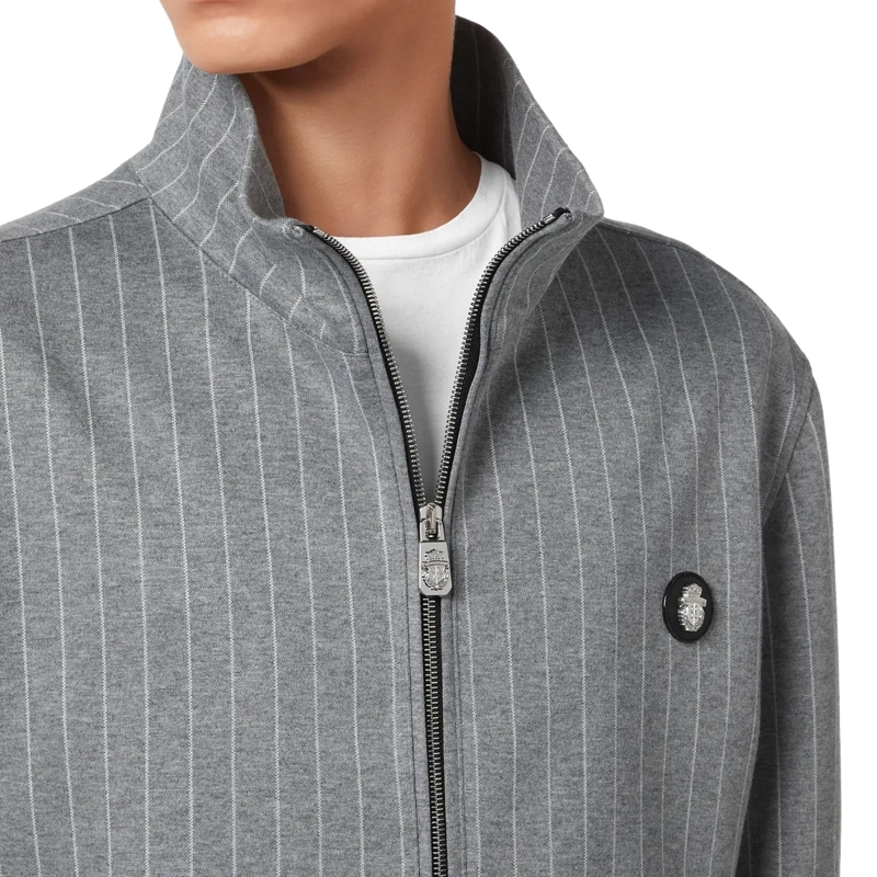 BILLIONAIRE Lederjacke Jacke grau(Image 4)