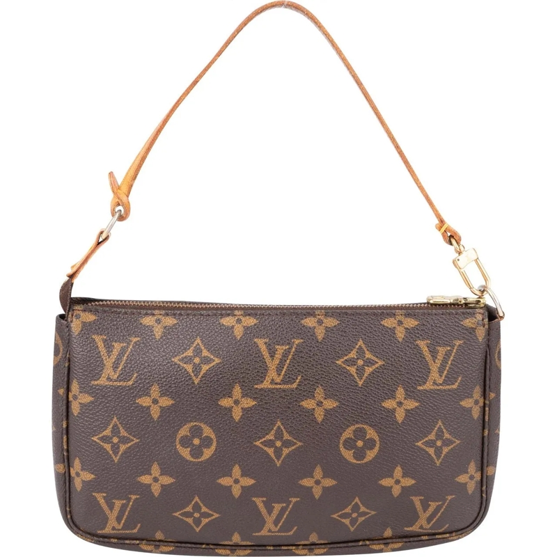 Louis Vuitton Schultertasche Louis Vuitton Canvas Monogram Pochette Accessoire  mehrfarbig