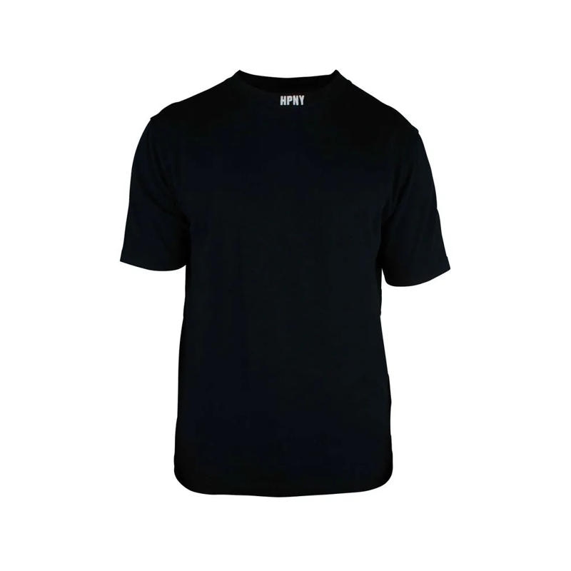 Heron Preston T-shirt Embroidered Black Cotton T-Shirt With Logo Patch Black