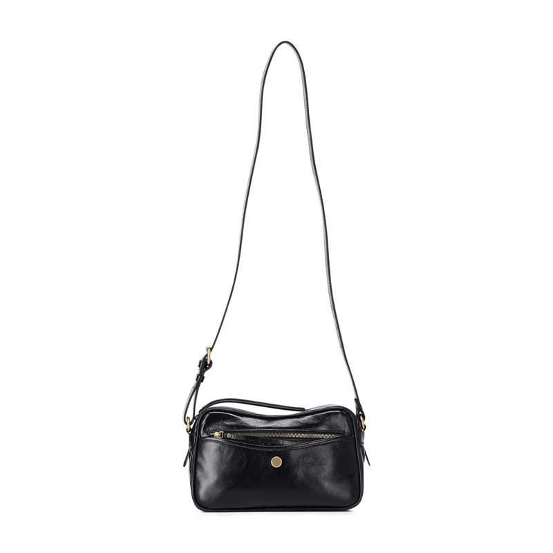 Gianni Chiarini Crossbodytas Umhängetasche Cora aus Leder schwarz
