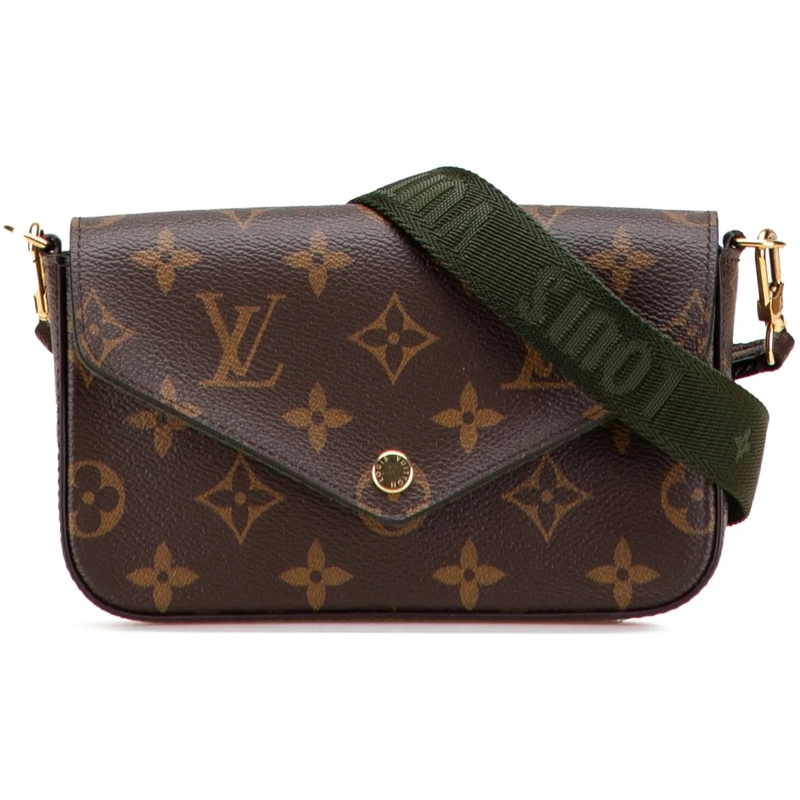 Louis Vuitton Schultertasche Monogram Felicie Strap And Go braun