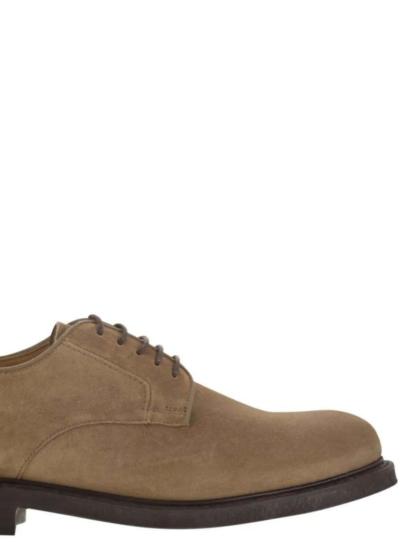 Thumbnail - Suede Lace-Up Shoes - Gr. 7_5 - in Braun