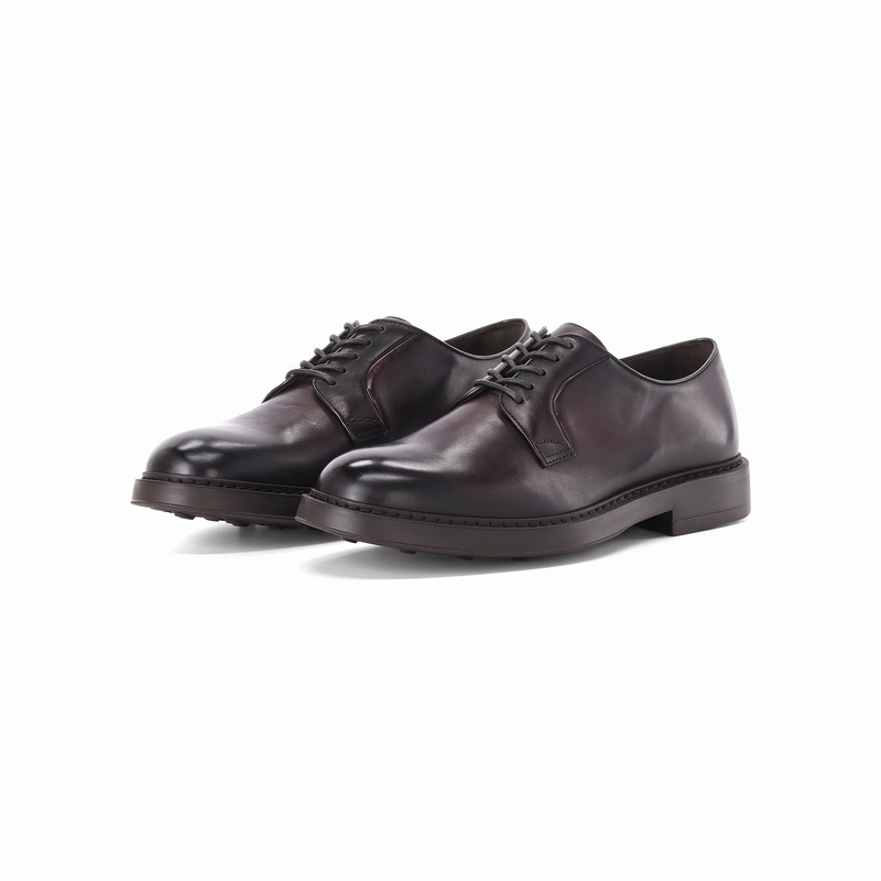 Doucal's Derbys Schnürschuhe aus Kalbsleder braun
