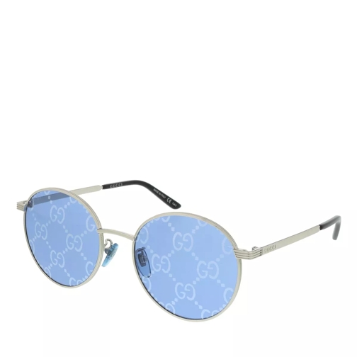Gucci GG0944SA-004 55 Sunglass UNISEX METAL SILVER Sonnenbrille
