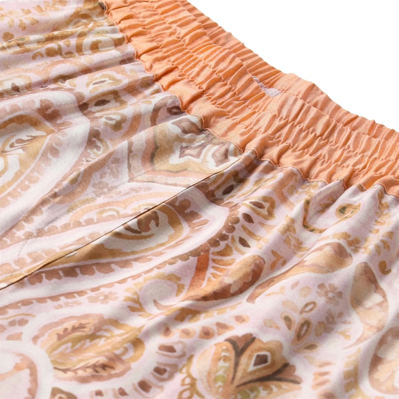 Emily can den Bergh Freizeithose Hose mit Muster orange(Image 3)