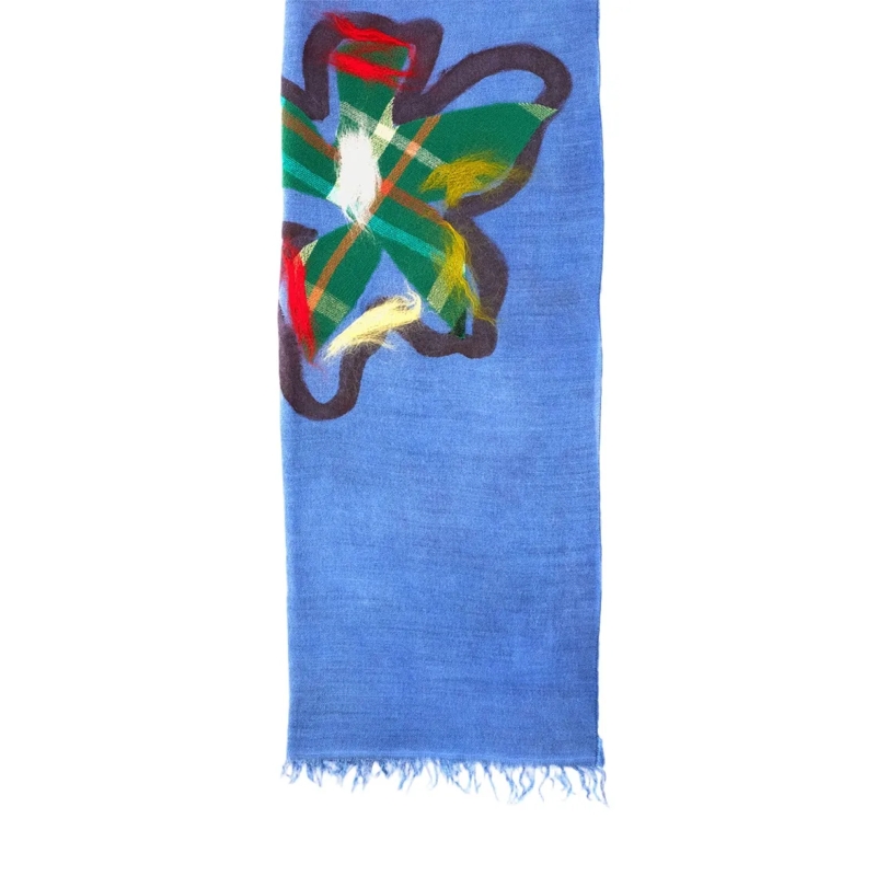EXQUISITE J Écharpe légère Multicolour Artistic Scarf With Soft Texture Multicolor