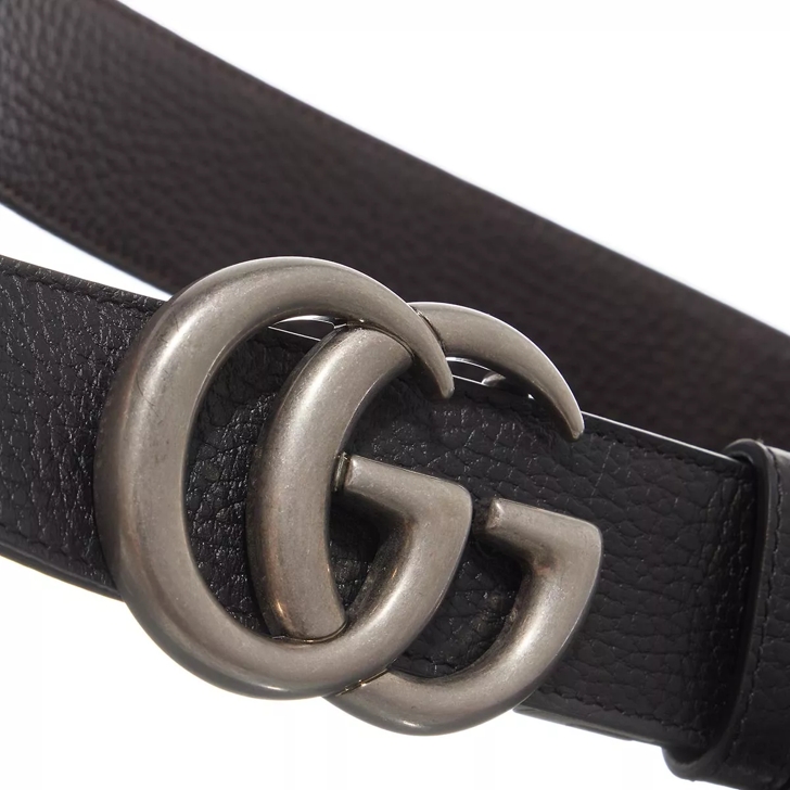 Gucci Women's Leather Belt with Double G Buckle