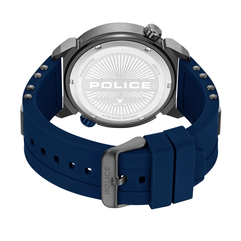 Police Automatikuhr Quarzuhr Boa blau(Image 3)