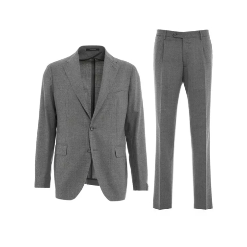 Tagliatore Grey Single Breasted Suit Grey 