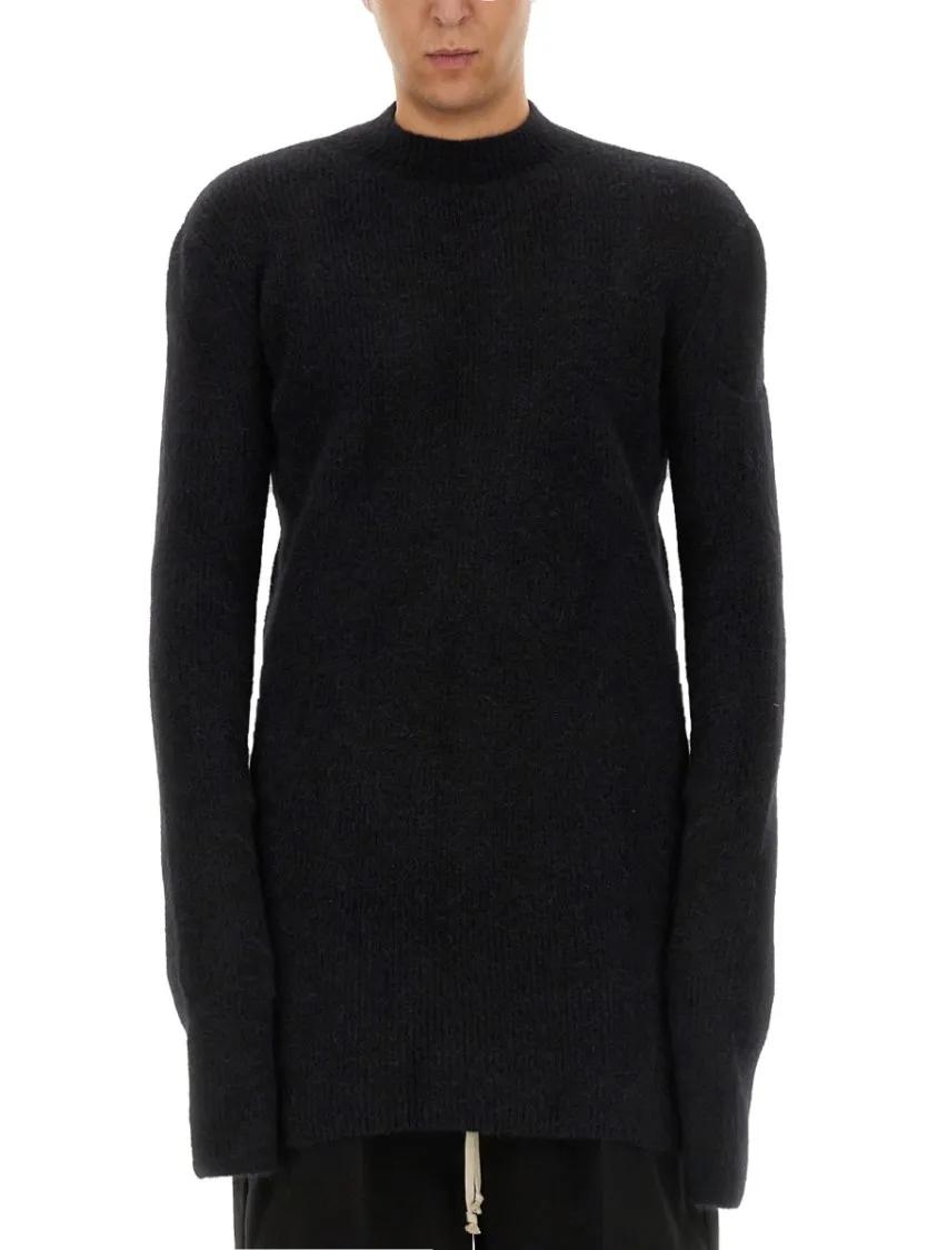 Thumbnail - Rick Owens - Wool Jersey. - Größe L - schwarz