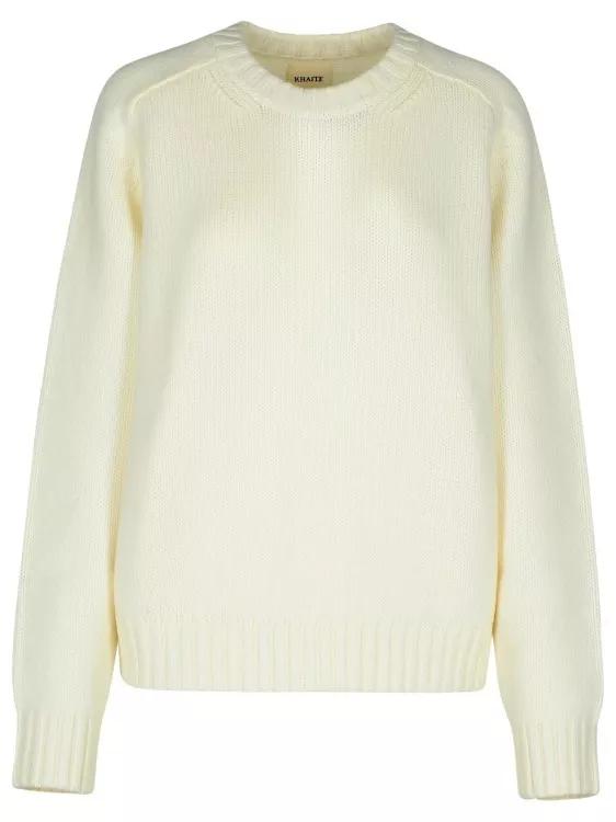 Khaite - Mae%27 Cream Cashmere Sweater - Größe XS - creme