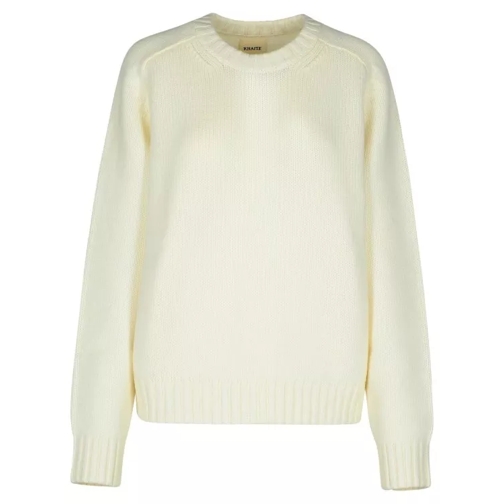 Khaite Mae' Cream Cashmere Sweater Neutrals 