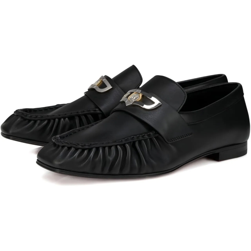 Christian Louboutin Loafer Flat Shoes Black schwarz