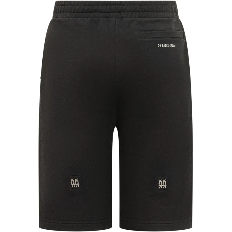 44 Label Group Shorts Pantaloncini con Tasche Applicate schwarz(Image 2)