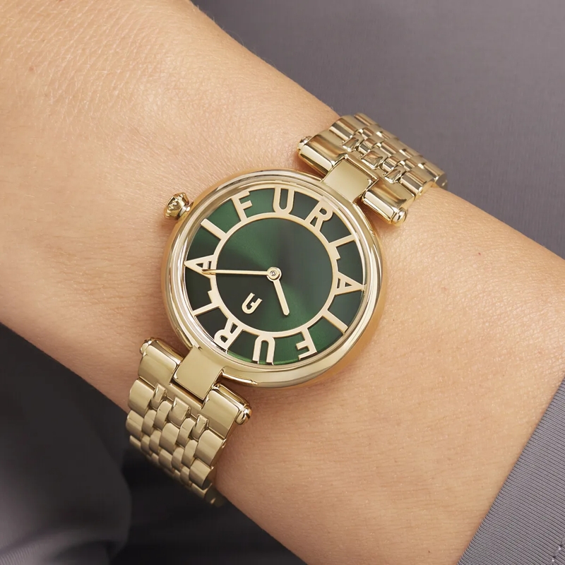 Furla Quarzuhr Analoge Uhr Furla New Club gold(Image 5)