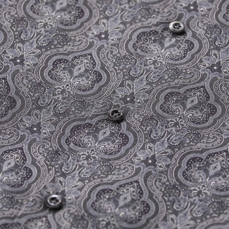 STENSTRÖMS Chemise Slim-Fit Hemd aus Baumwolle grau(Image 6)