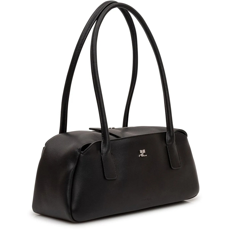 Courrèges Tote Borsa a Mano in Pelle con Doppio Manico schwarz(Image 2)