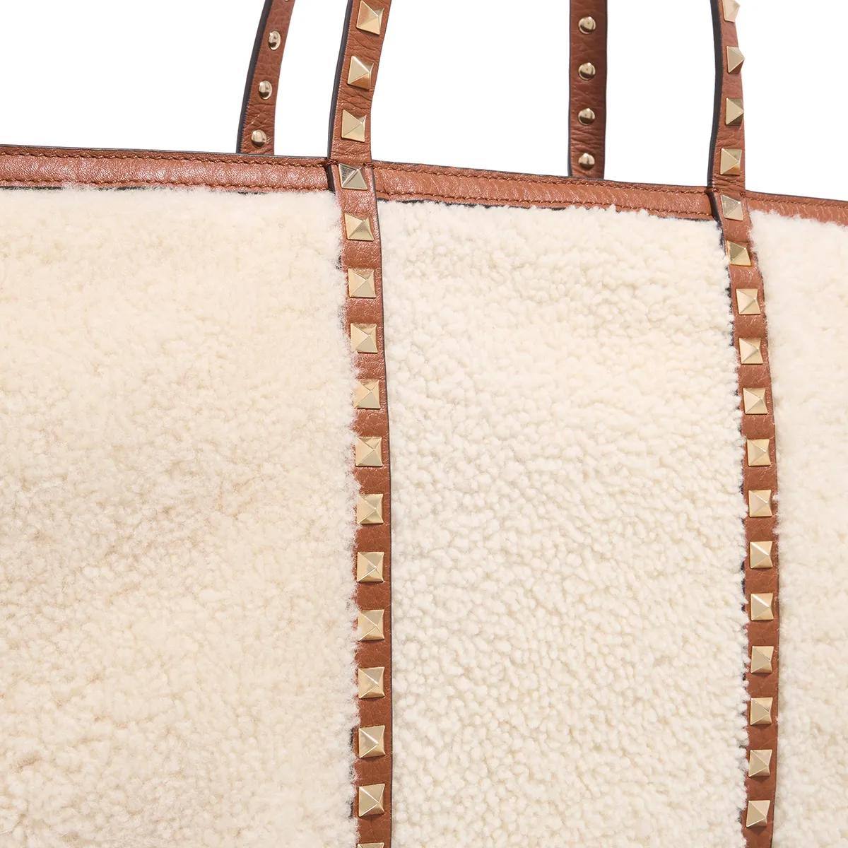 Valentino Garavani Hobo bags Rockstud Tote Bag in beige