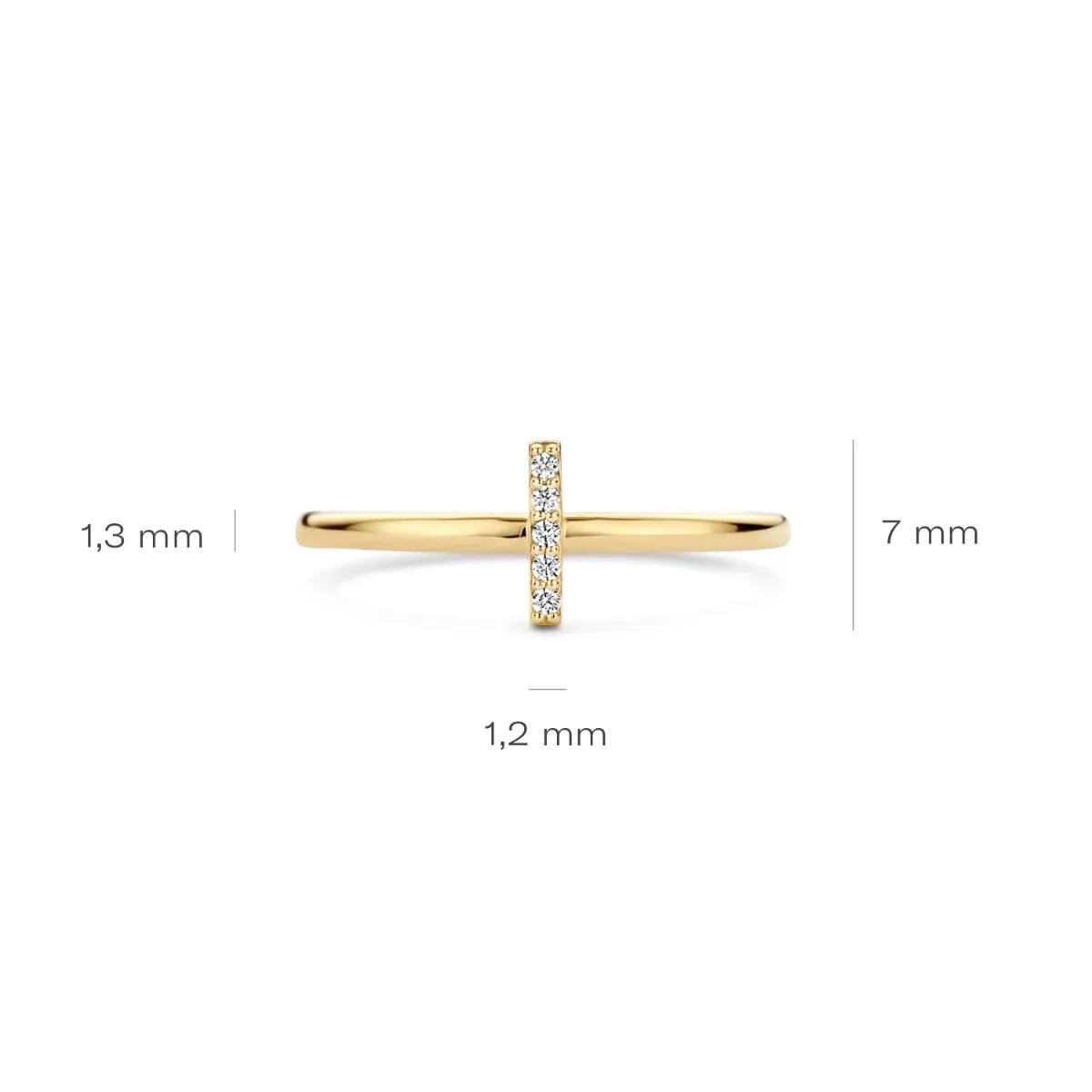 Thumbnail - Blush Ring - Ring - Gr. 52 - in Gold - für Damen