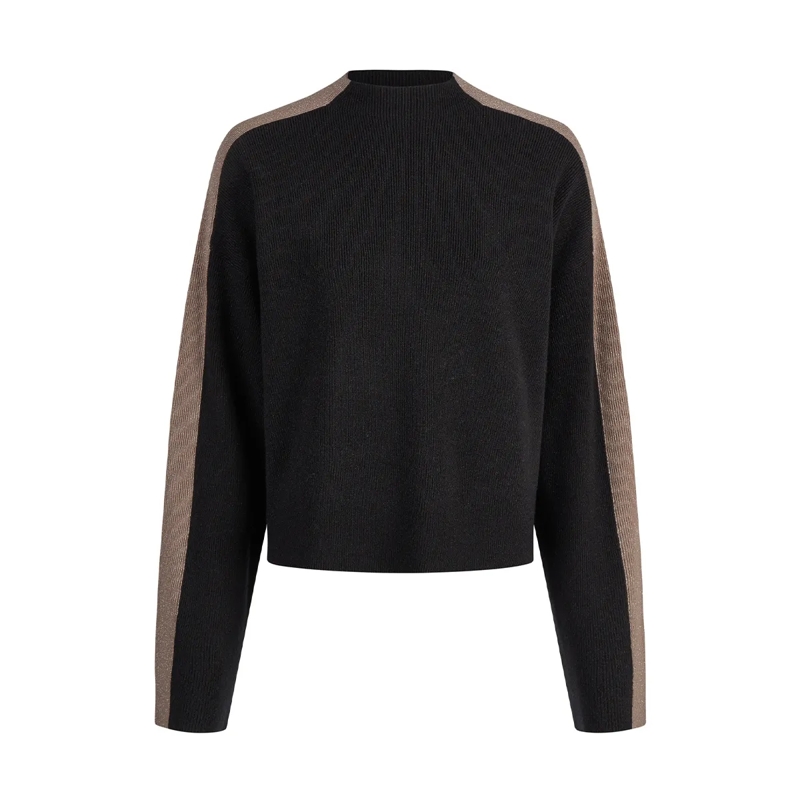 Marc Aurel Pullover Dieser Pullover setzt mit seinen Kontraststreifen  schwarz