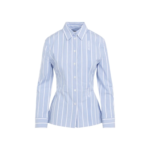 Jacquemus Hemden Chemise De Costume Light Blue Cotton Shirt Blue