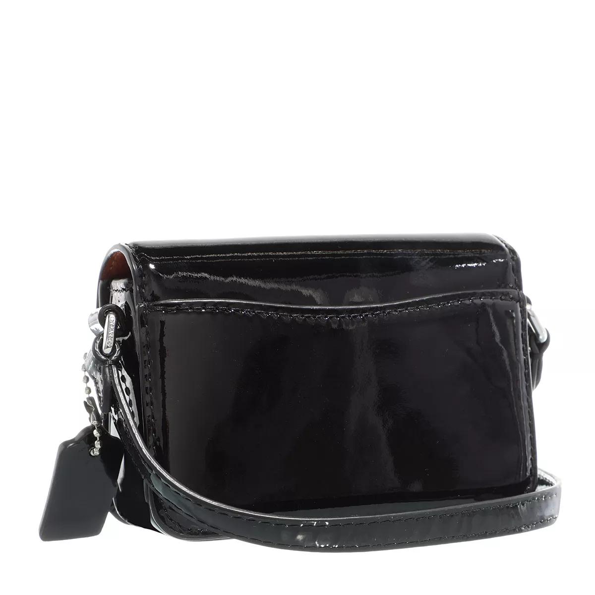 Black patent discount leather coach purse