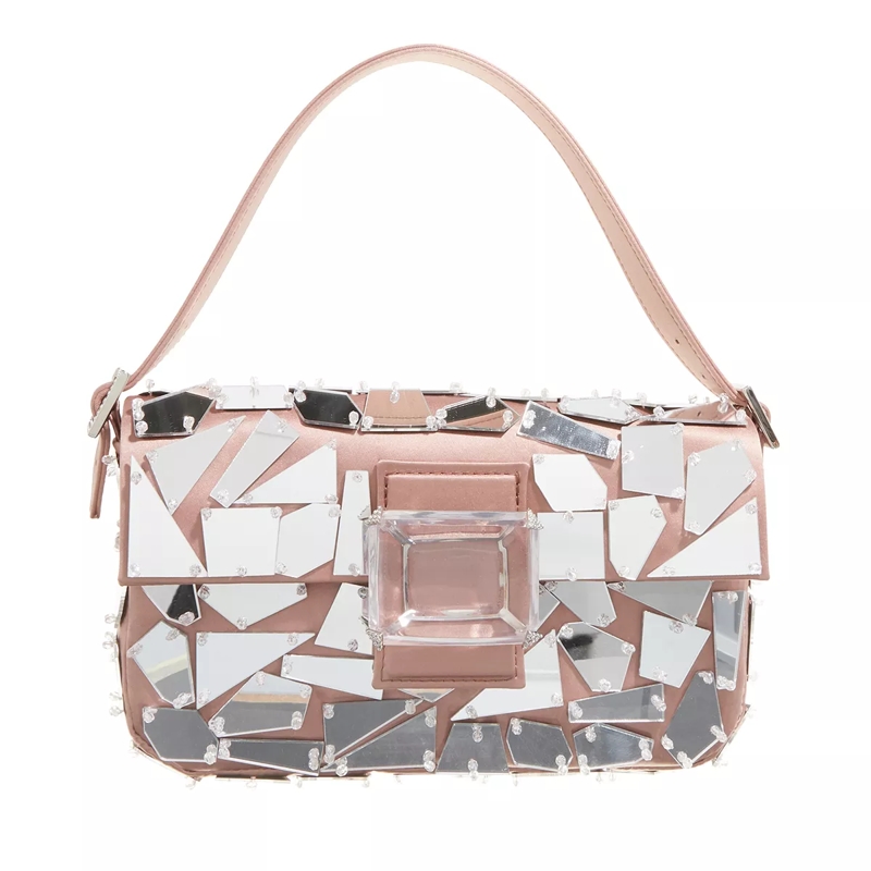 Gedebe Satchel Habibi Glass Satin Blush