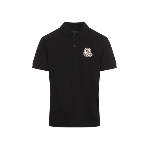 Moncler Short-Sleeved Polo T-Shirt Black Polo