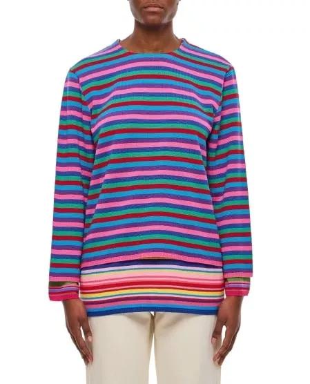 Thumbnail - Comme des Garcons - Multicolored Striped Sweater - Größe XS - bunt
