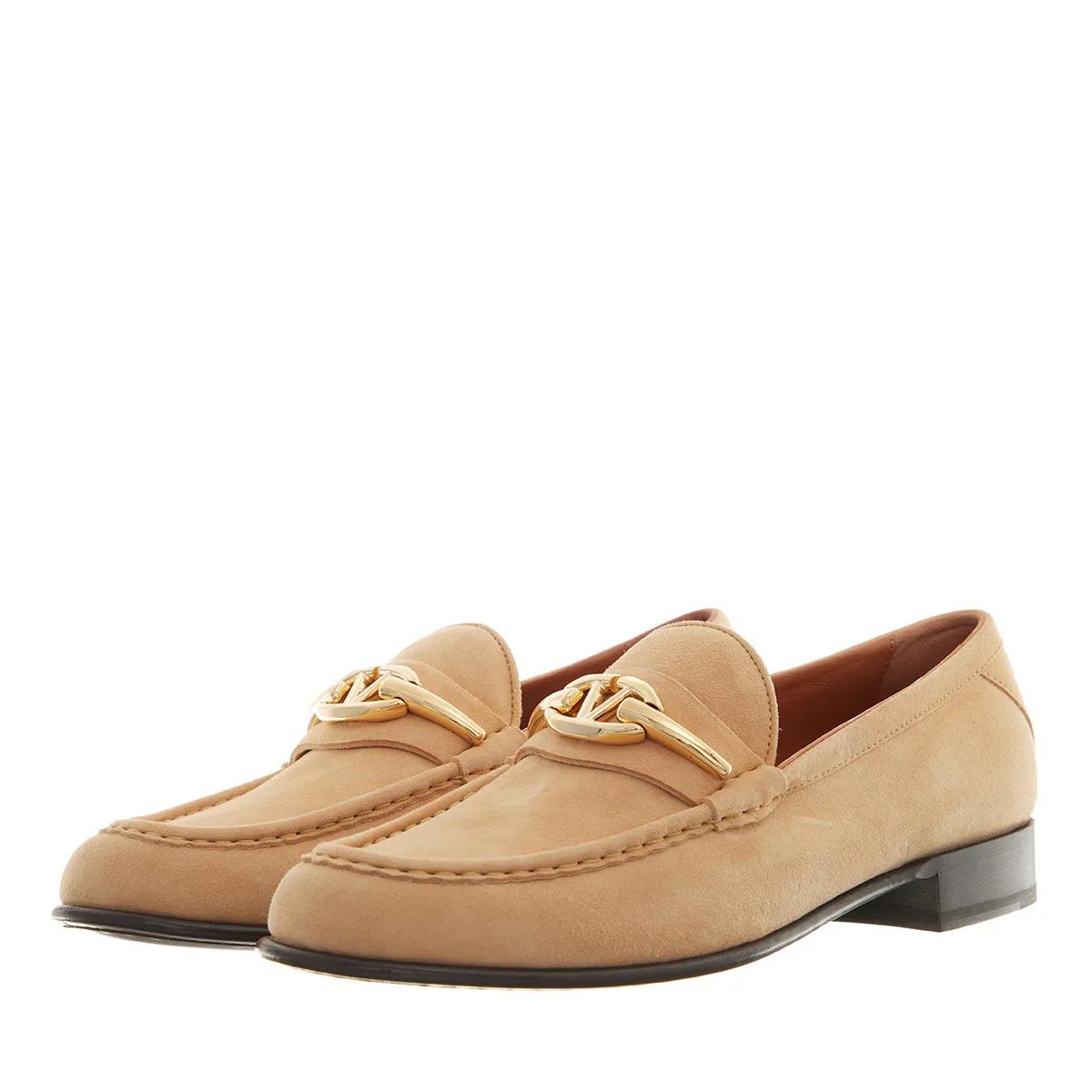 Valentino Garavani Loafers Loafer Vlogo Gate in beige