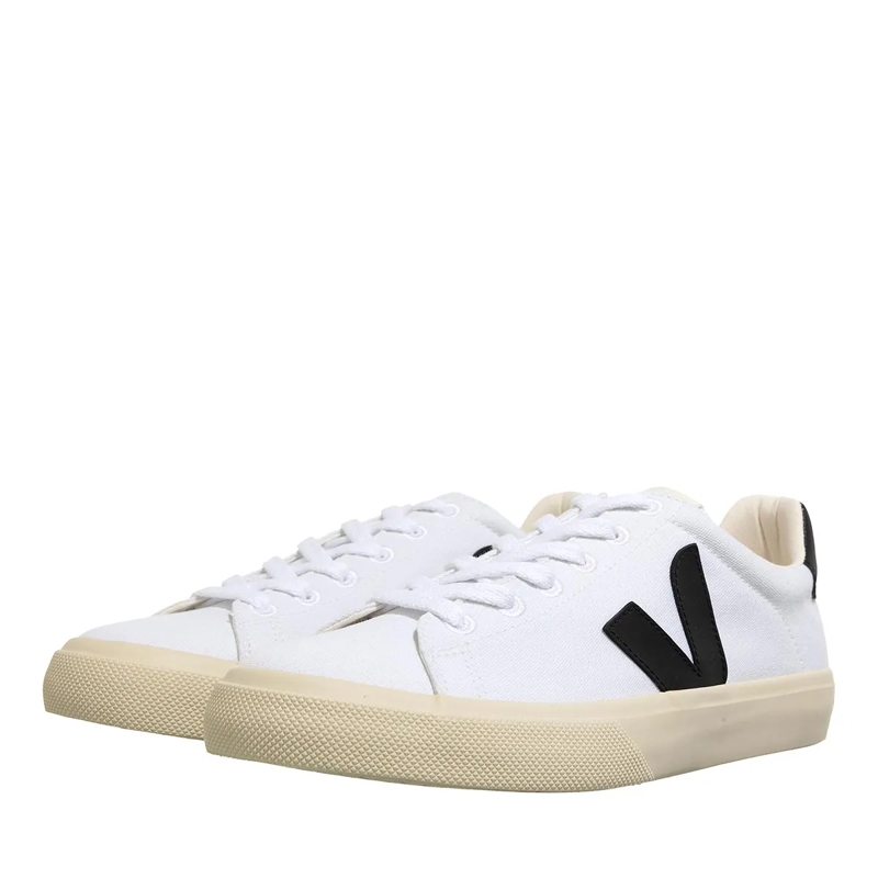 Veja Lage-top sneaker Campo Canvas White Black(Image 3)