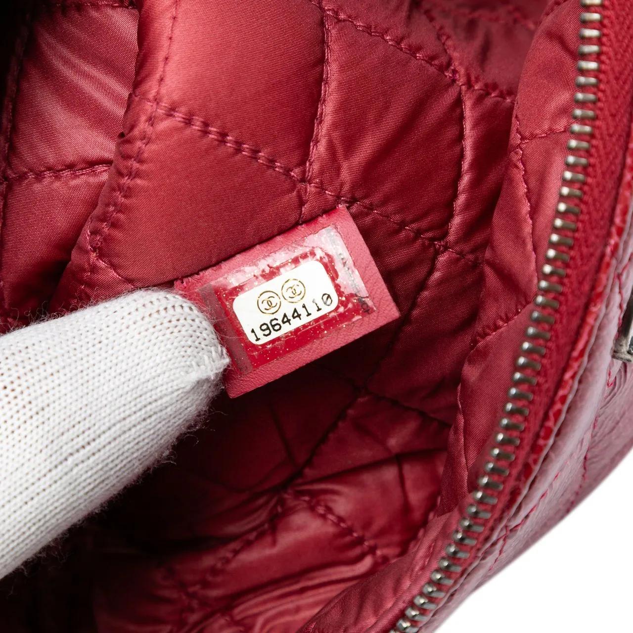 Thumbnail - Chanel Clutches - Small Crinkled Patent O Case Clutch - Gr. unisize - in Rot - für Damen