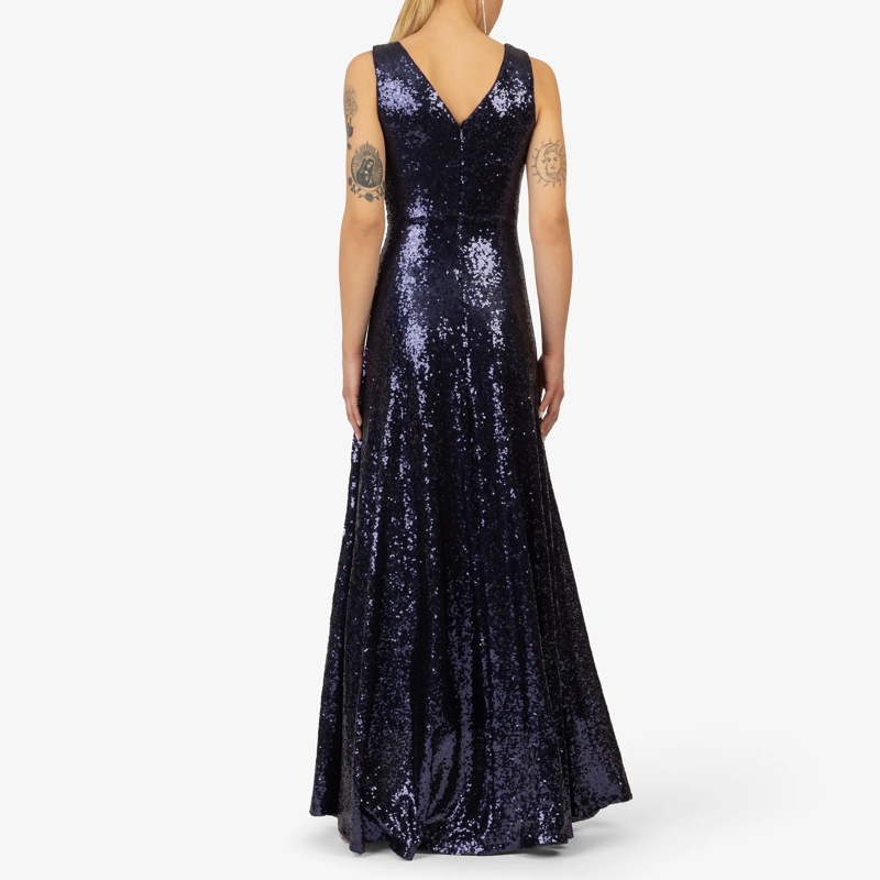 Kraimod Abendkleid Paillettenkleid dunkel-blau (Image 4)