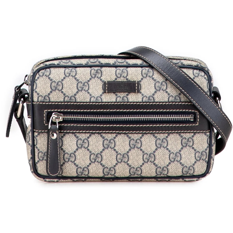 Gucci Schultertasche GG Supreme Crossbody braun