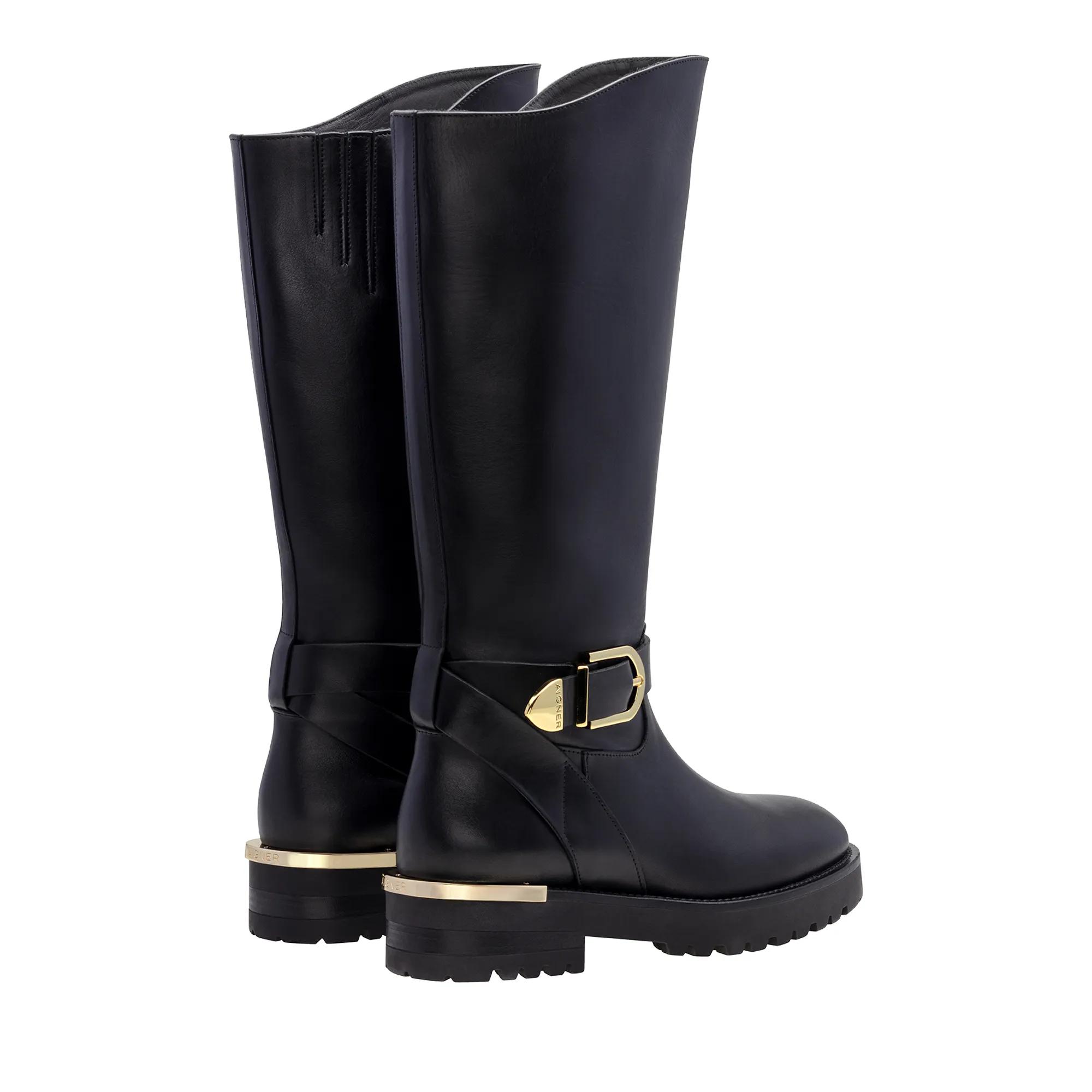 Aigner Boots & Stiefeletten - Stiefel AVA 66 - Gr. 38 (EU) - in Schwarz - für Damen