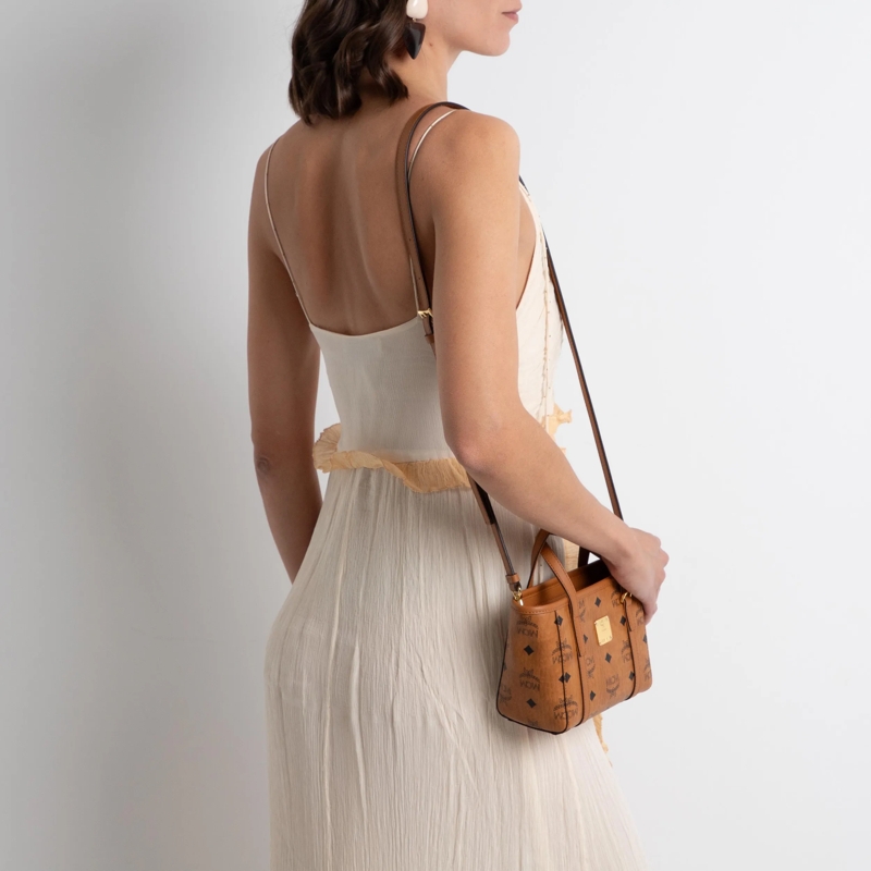 MCM Mini sac Mcm Toni Shopper Cognac(Image 2)
