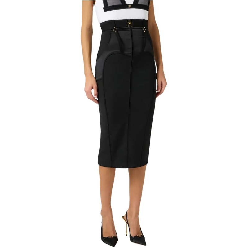 Elisabetta Franchi Midirock Skirts Black schwarz(Image 2)
