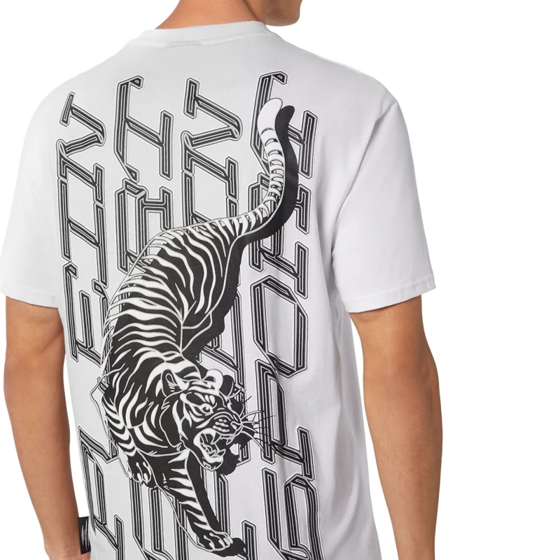 Plein Sport T-Shirt T-Shirt Tiger weiss(Image 5)