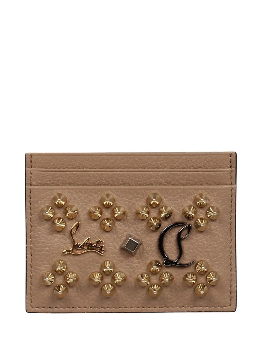 Christian Louboutin Portemonnaie - W Kios Card Cases - Gr. unisize - in Beige - für Damen