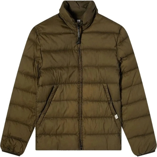 CP Company Donzen jassen Stand Collar Down Jacket grün